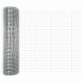 VidaXL Gard din s&acirc;rmă sudată Argintiu 0.8 x 10 m Oțel