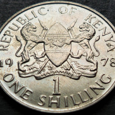 Moneda exotica 1 SHILLING - KENYA, anul 1978 * cod 2856