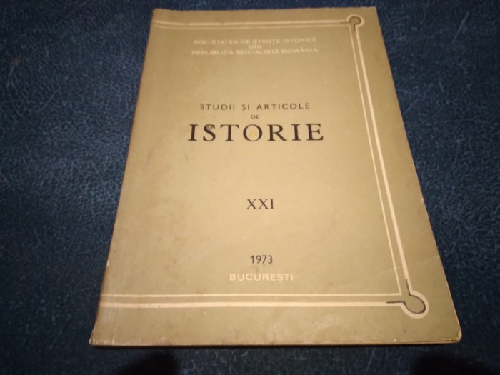 STUDII SI ARTICOLE DE ISTORIE XXI 1973