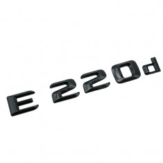 Emblema E 220d Negru, pentru spate portbagaj Mercedes