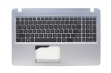 Carcasa superioara cu tastatura palmrest Laptop, Asus, A540BA, A540BP, A540LA, A540LJ, A540MA, A540SA, A540SC, A540UV, A540YA, argintie, layout US