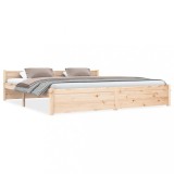 Gossi cadru de pat super king, 180x200 cm, lemn masiv