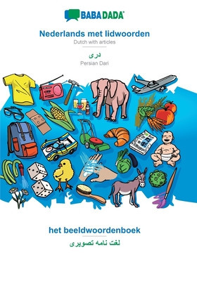 BABADADA, Nederlands met lidwoorden - Persian Dari (in arabic script), het beeldwoordenboek - visual dictionary (in arabic script): Dutch with article foto