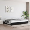 Gossi cadru de pat fara saltea, negru, 200x200 cm, textil