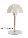 Veioza metal bej auriu Velma 20x36 cm