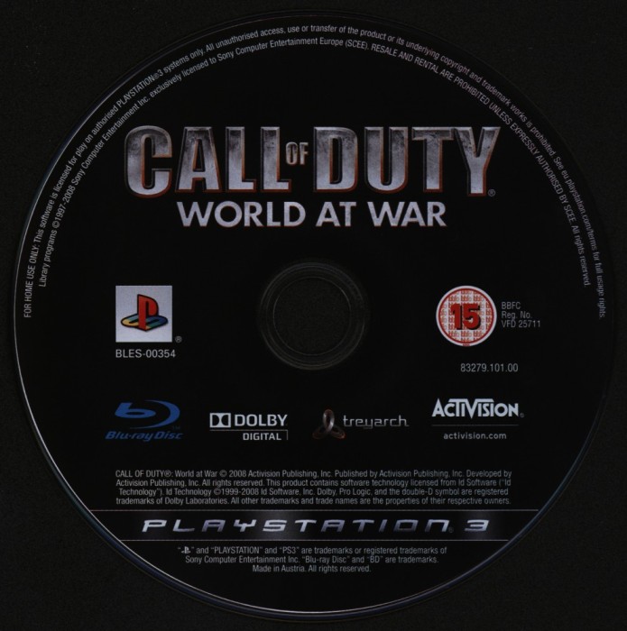 Joc PS3 Call of Duty Word at War pentru Playstation 3