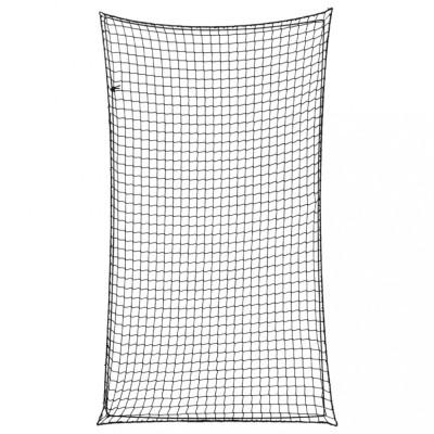 Plasă de remorcă cu funie elastică, negru, 3,5x2 m, PP foto