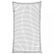 vidaXL Plasă de remorcă cu funie elastică, negru, 3,5x2 m, PP