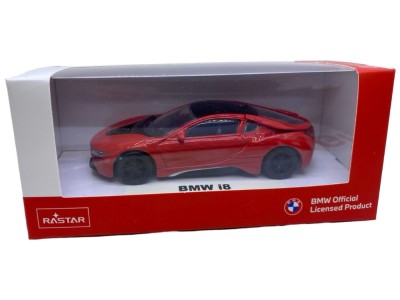 Macheta BMW i8, rosu 1/43 Rastar foto
