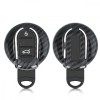 Husa Cheie Auto Kwmobile Negru Plastic pentru Mini Cooper F55 F56 F54 F57, 3 Butoane, Rezistenta la Socuri