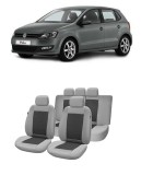 Cumpara ieftin Set Huse scaune auto dedicate VW POLO 2009 - 2017 ( Compatibile cu sistem AIRBAG)