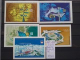!972-1976-D.D.R.-5 blocuri-MNH