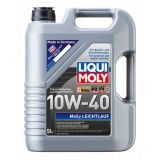 Ulei motor Liqui Moly Leichtlauf 10W-40 5L MOS2, semi-sintetic, protectie uzura, motoare benzina/diesel, turbo, A3/B4, API SL