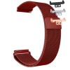 Curea tip Milanese Loop, compatibila Huawei Watch Fit 1, cu adaptor dedicat, Metalic Red
