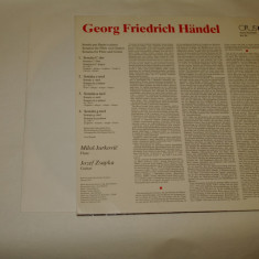 G. F. Handel - Sonatas for flute and guitar - Opus - 1976 - vinil