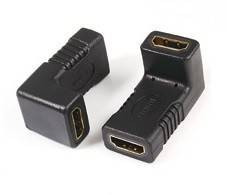 Adaptor HDMI mama la HDMI mama la 90 grade foto