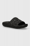 Cumpara ieftin Crocs papuci Classic Geometric Slide V2 femei, culoarea negru, 209608