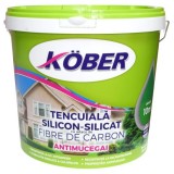Tencuiala Silicon-Silicat cu adaos de fibre de carbon Kober, 25 Kg
