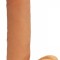 Dildo Get Real Dual Density Ciocolatiu 20.5 cm