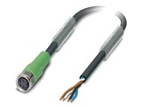 Cablu PHOENIX CONTACT M8 4 pini drept 10m pentru senzori și automatizări SAC-4P-10,0-PUR/M8FS