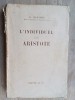 D. Badareu - L'individuel chez Aristote. Carte de filosofie despre Aristotel. Editura Boivin 1936, Limba Franceza.