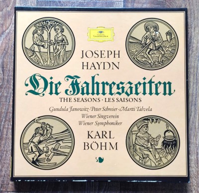 Joseph Haydn, Die Jahreszeiten / The Seasons, Karl B&amp;ouml;hm, 3 disc vinil box set foto