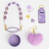 Set Accesorii Statement pentru Pahar Termos &icirc;n Nuanța Lila, CMCLASS