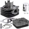 Kit Cilindru Scuter PIAGGIO TPH 50 XR 49cc 2T + Chiuloasa, Aprilia Derbi Gilera Vespa - Racire Aer, Bolt 12mm