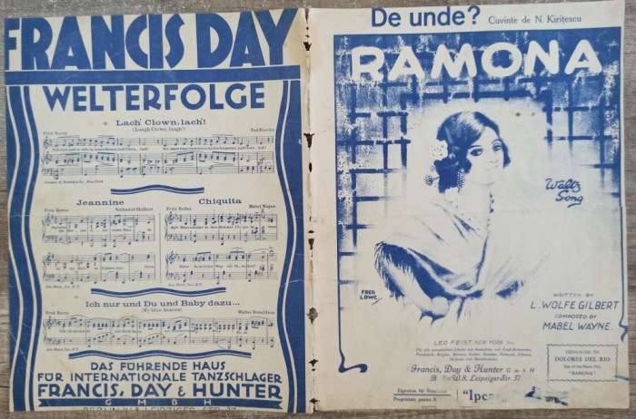 De unde? (Ramona)// partitura