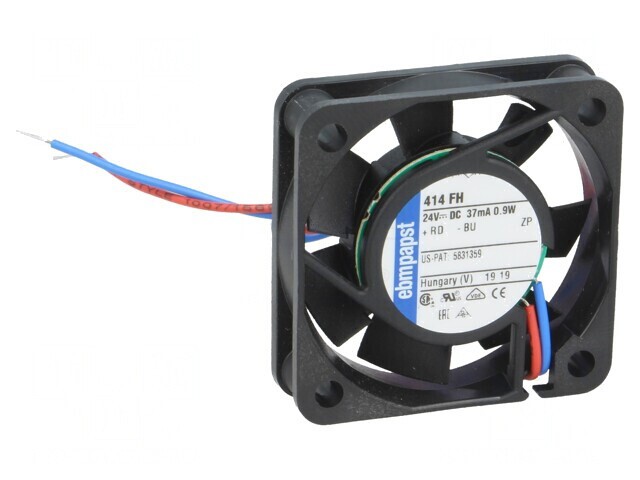Ventilator axial 24V DC 40x40mm 9m&sup3;/h 26dBA