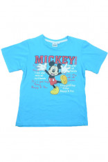 Tricou cu maneca scurta pentru baieti Disney OE1569T-128, Turcoaz foto