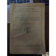 Artur Gorovei Popoarele Balcanice in Folklorul Romanesc