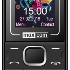 Telefon Mobil MaxCom Classic MM135, 1.77inch, 2G (Negru/Albastru)