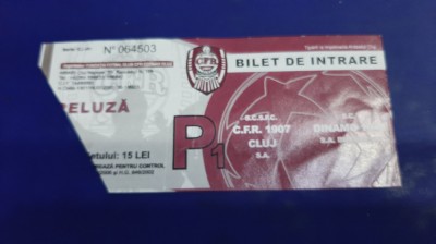 Bilet CFR Cluj - Dinamo foto