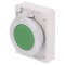 Comutator apăsare 30mm verde