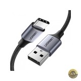 Cablu Date si Incarcare USB-A - USB-C UGREEN US288 18W 1m Negru