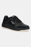Just Cavalli sneakers din piele bărbați, culoarea negru, 78QA3SM8ZPA90899