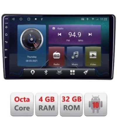 Navigatie Suzuki Splash Opel Agila 2008-2014 Android radio gps internet Octa core 4+32 kit-splash-+EDT-E409 v1 CarStore Technology foto