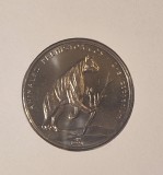 Plic, Moneda, Timbru Cuba, 1 peso 1993, KM#404, ULTRARARA, 4000 TIRAJ!!!, America Centrala si de Sud