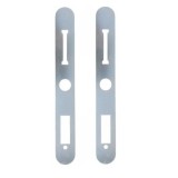 Masca metalica ingusta SmartPass Monaco Silver,argintiu,40 x 320 mm PLATE-MON-SI-N