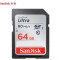 SanDisk Ultra SD Card 64GB Memory Card