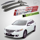 Cumpara ieftin Ștergătoare Honda Accord VIII Tourer (2008&ndash;2015) Flat | Set Față Spate &ndash; TeamCar&reg;