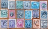ECUADOR-LOT interesant de &#039;&#039;18 timbre f vechi.&#039;&#039;-stamp.-VEZI SCAN, Stampilat