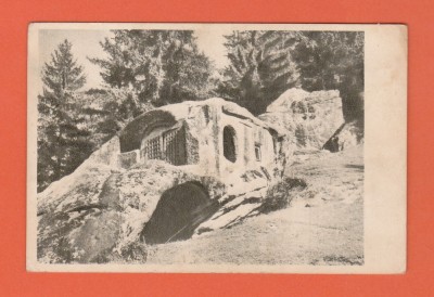 AMS @ - VEDERE/ILUSTRATA CHILIA LUI DANIIL SIHASTRUL DIN PUTNA, sepia-verde, 1956 foto