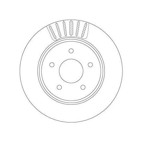 Set discuri frana Nissan Leaf (Ze1), X-Trail 3 (T32 ; Renault Koleos 2 (Hc ), punte spate, 292x16, ventilat, TRW