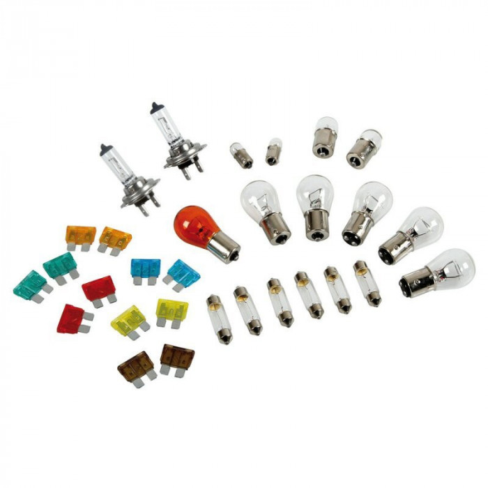 Kit becuri si sigurante 30buc, 24V - halogen 2xH7 LAM98267