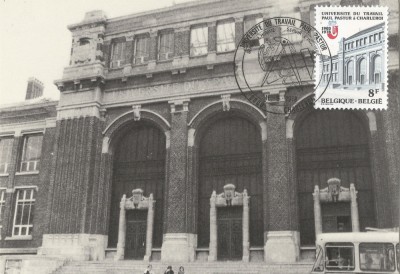 *Belgia, Charleroi, Universitatea Muncii Paul Pastur, c.p.i., maxima, necirc. foto