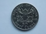 50 cents 1968 Kenya, Africa