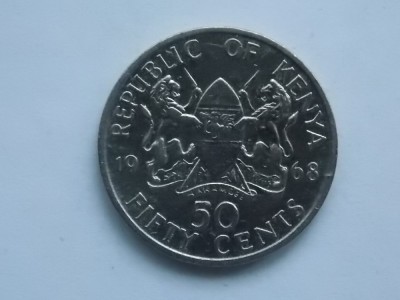 50 cents 1968 Kenya foto