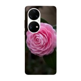 Husa compatibila cu Huawei Mate 40 Pro model Blooming pink rose, Silicon, TPU, Viceversa
